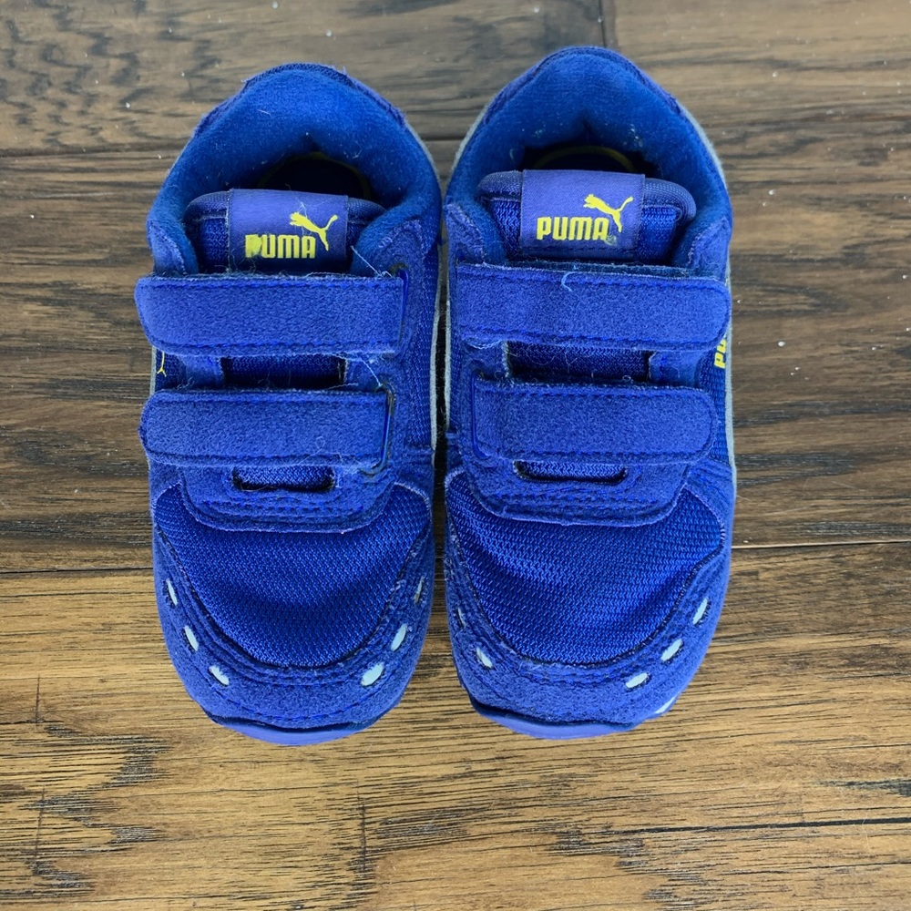 Boys Bright Blue Tennis Shoes